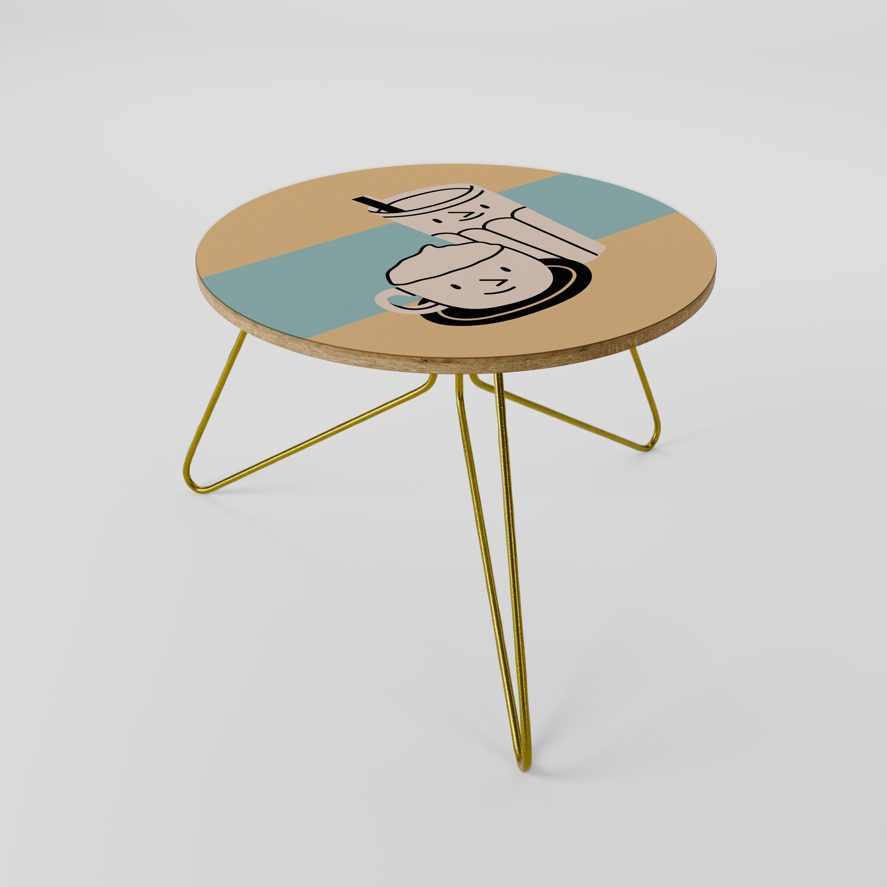 COFFEE PLEASURES Mesa de Centro 60