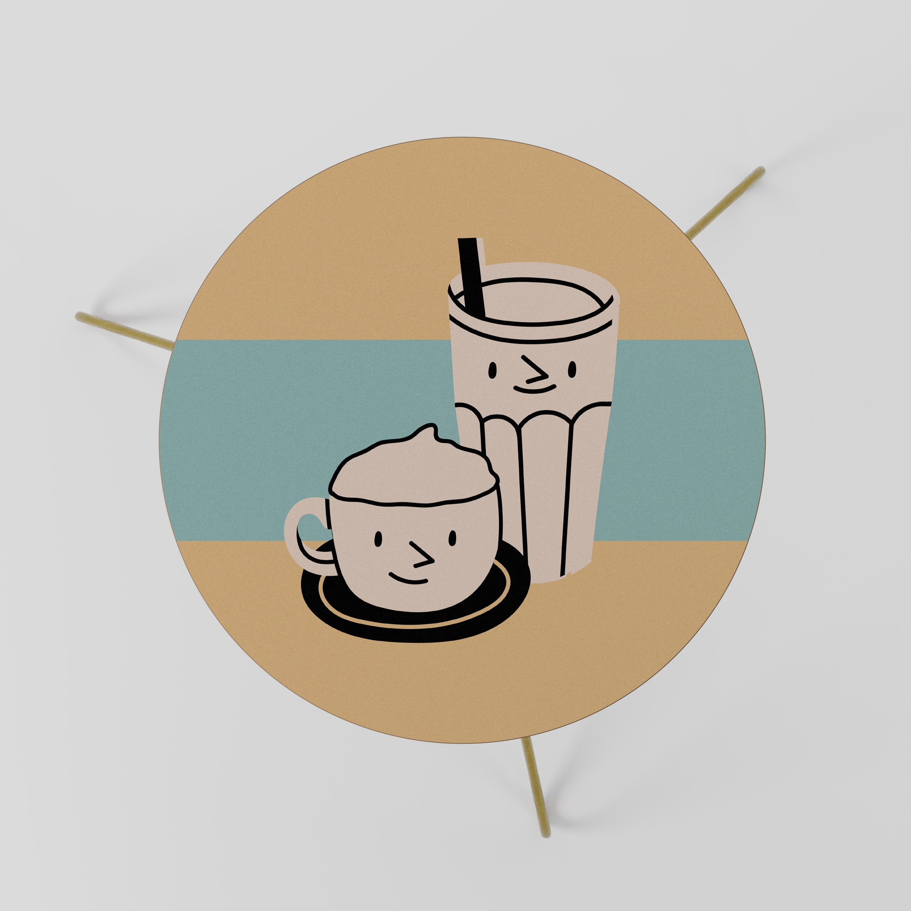 COFFEE PLEASURES Mesa de Centro 60