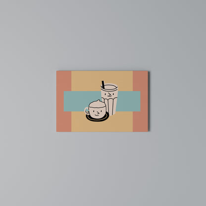 COFFEE PLEASURES Horizontal Canvas Print