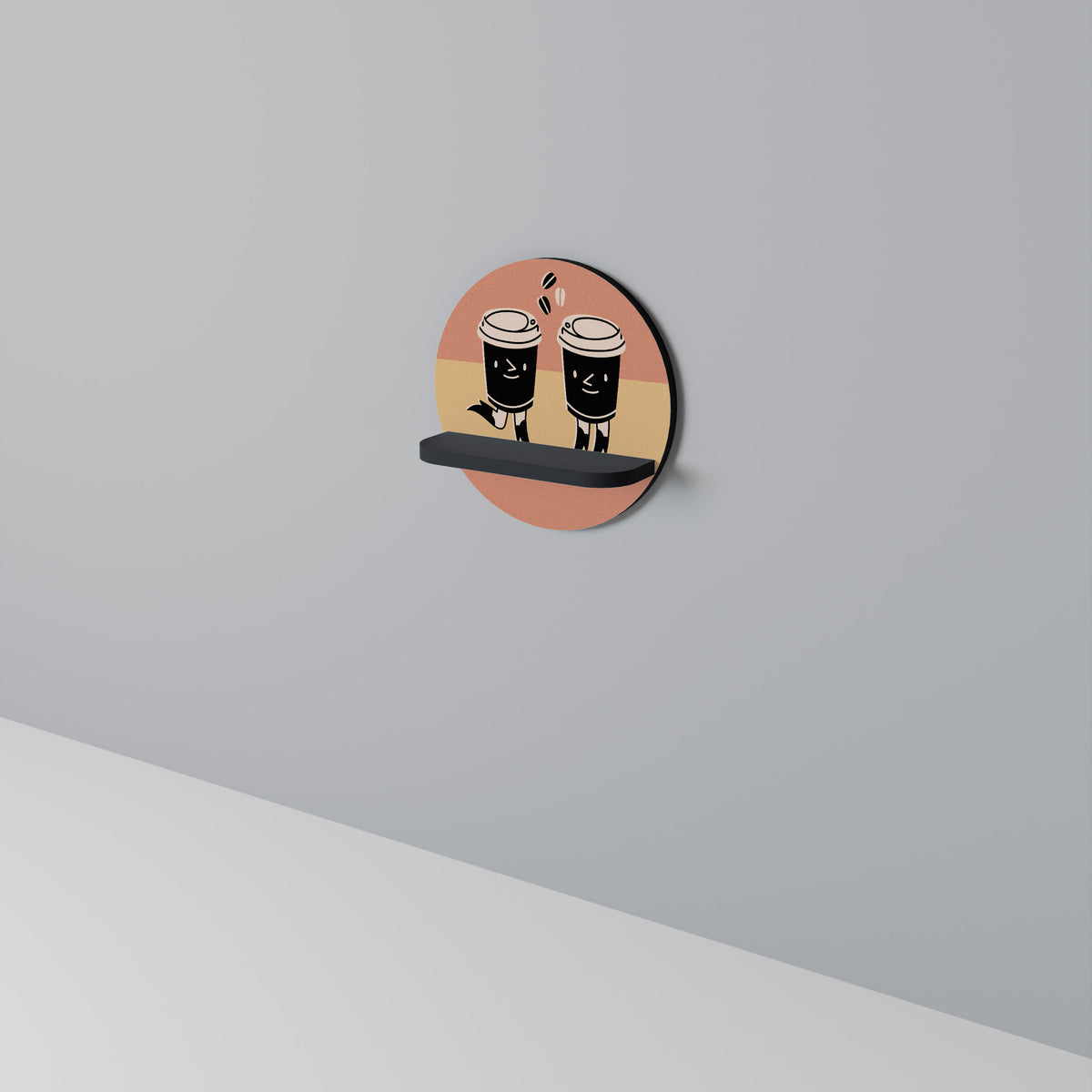 JOYFUL COFFEE Prateleira Artística