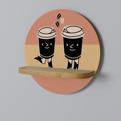 JOYFUL COFFEE Prateleira Artística