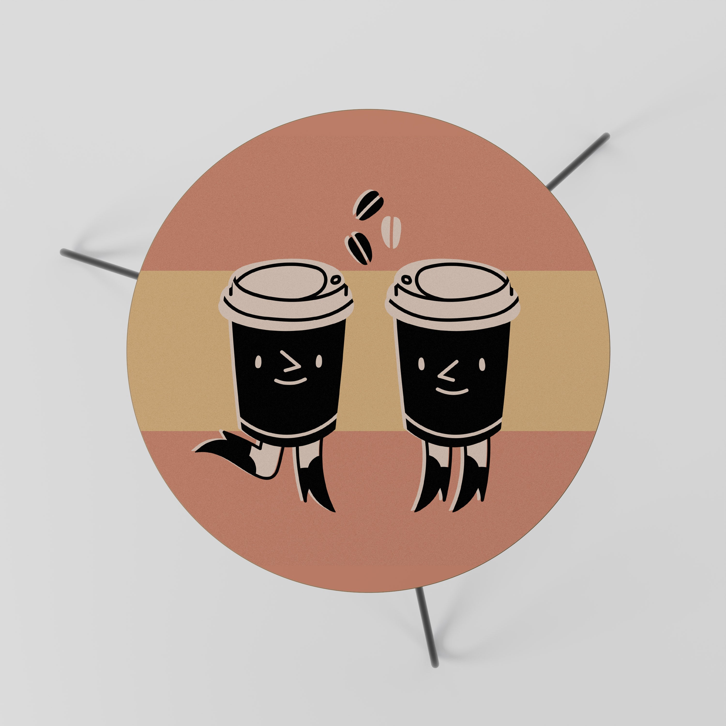 JOYFUL COFFEE Mesa de Centro 60