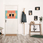 JOYFUL COFFEE Peel and Stick Horizontal Poster