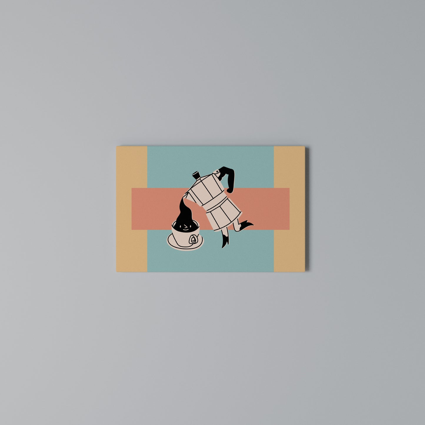 POWER ESPRESSO Horizontal Canvas Print