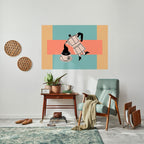 POWER ESPRESSO Peel and Stick Horizontal Poster