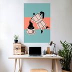 POWER ESPRESSO Poster Vertical Autocolante