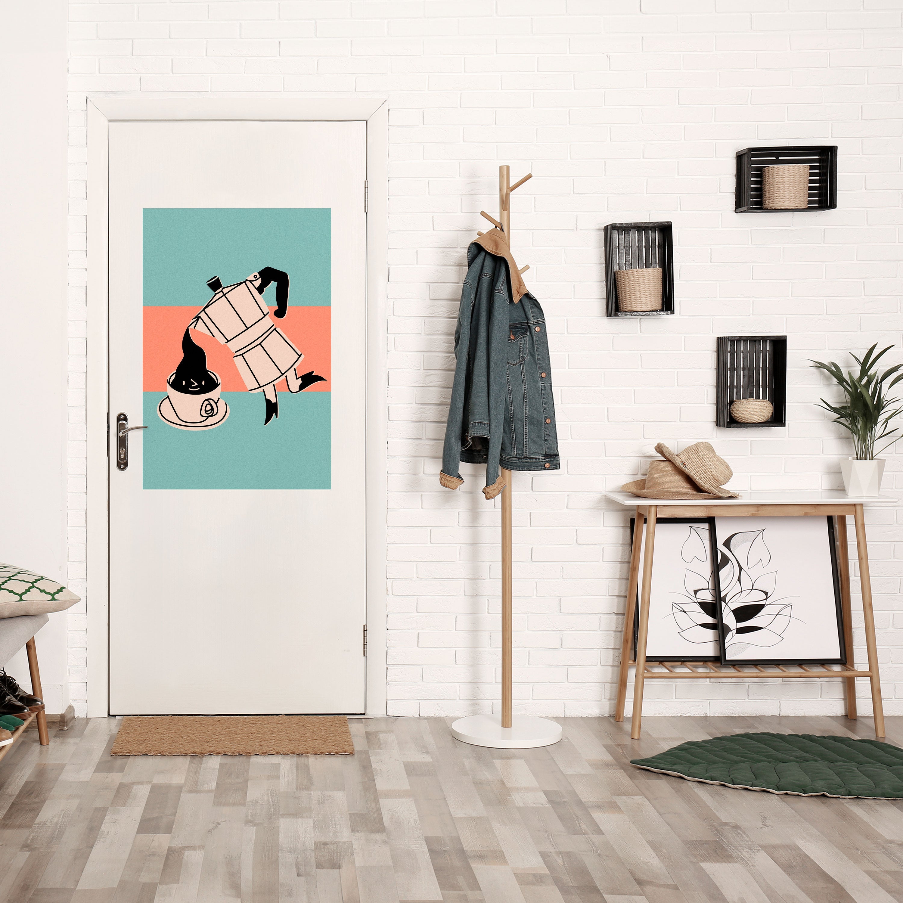 POWER ESPRESSO Poster Vertical Autocolante