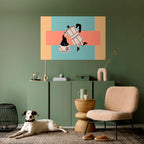 POWER ESPRESSO Peel and Stick Horizontal Poster