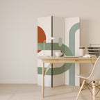 INFINITY'S EMBRACE Biombo Decorativo de 3 Painéis