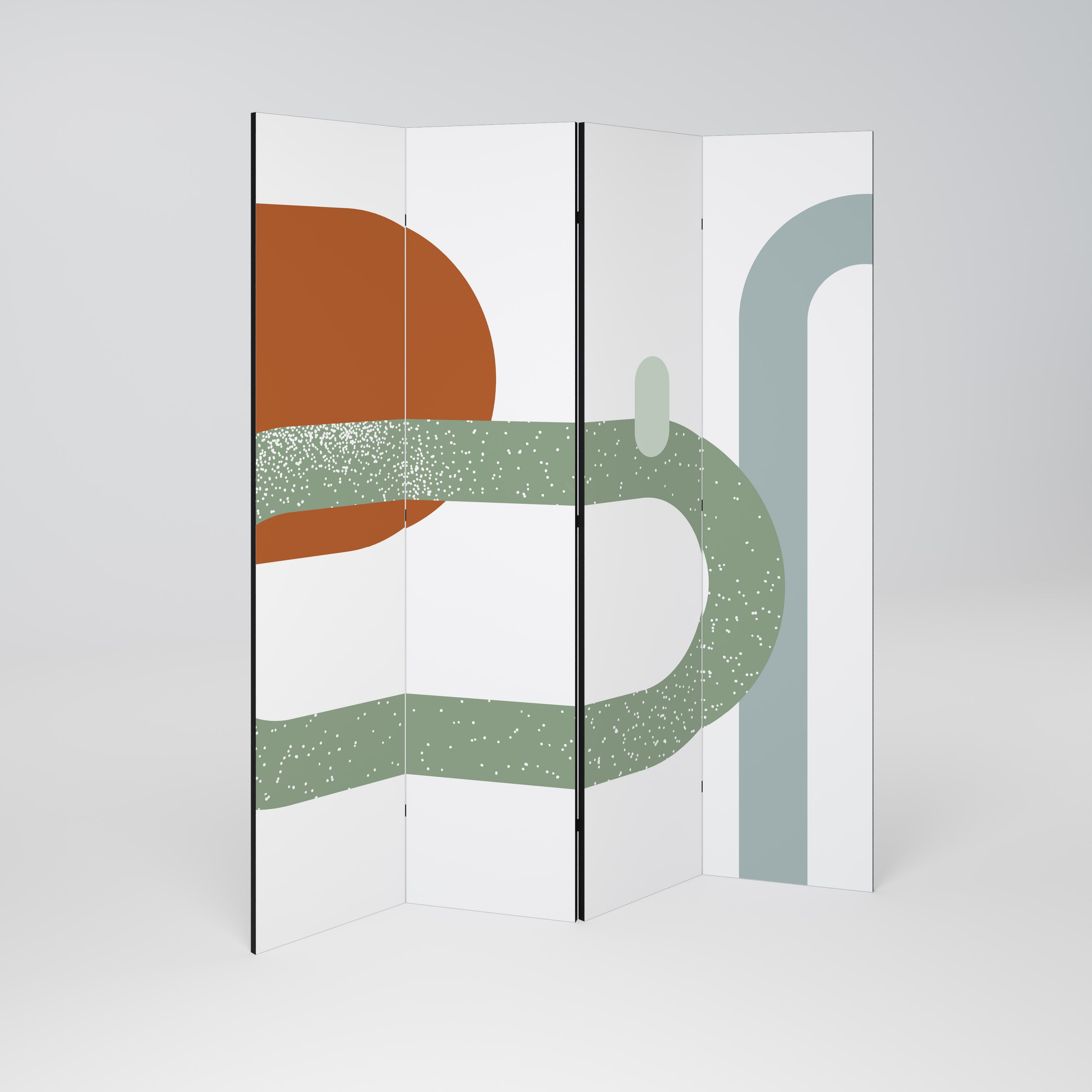 INFINITY'S EMBRACE Biombo Decorativo de 4 Painéis