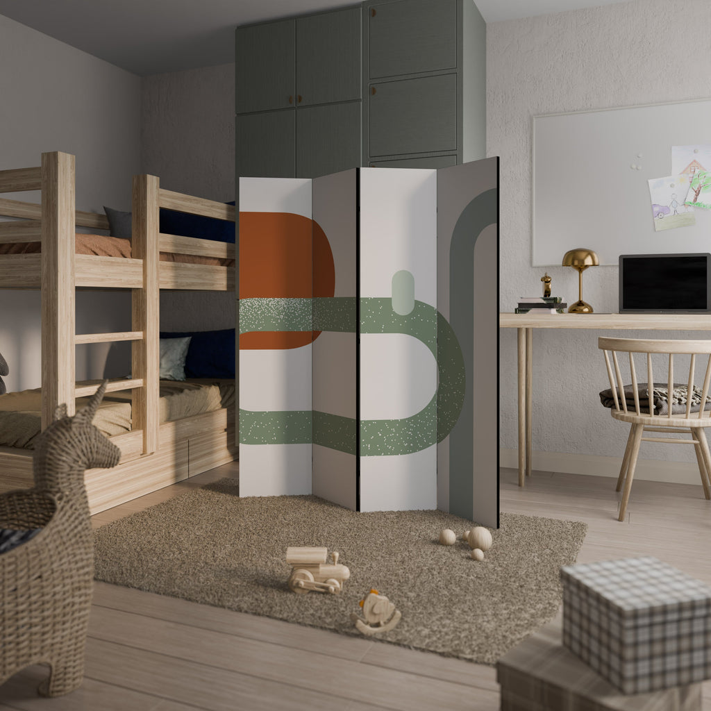 INFINITY'S EMBRACE Biombo Decorativo de 4 Painéis