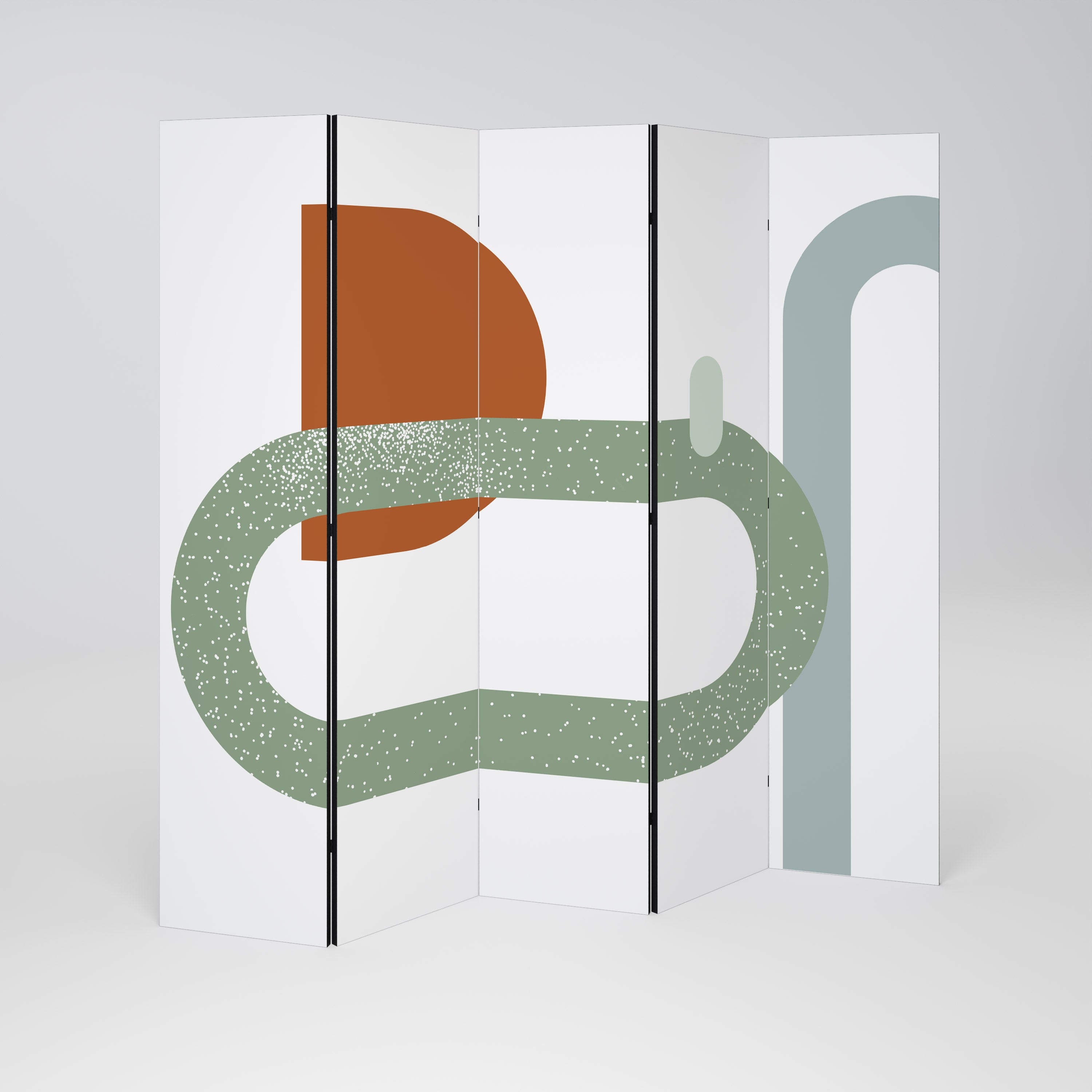 INFINITY'S EMBRACE Biombo Decorativo de 5 Painéis