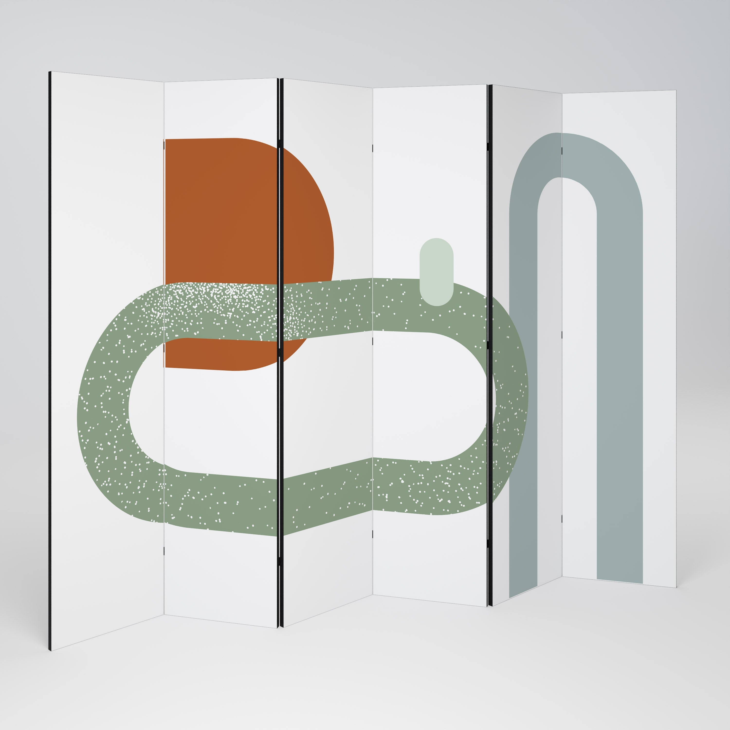 INFINITY'S EMBRACE Biombo Decorativo de 6 Painéis