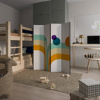 COLOR SOLSTICE 4-Panel Room Divider