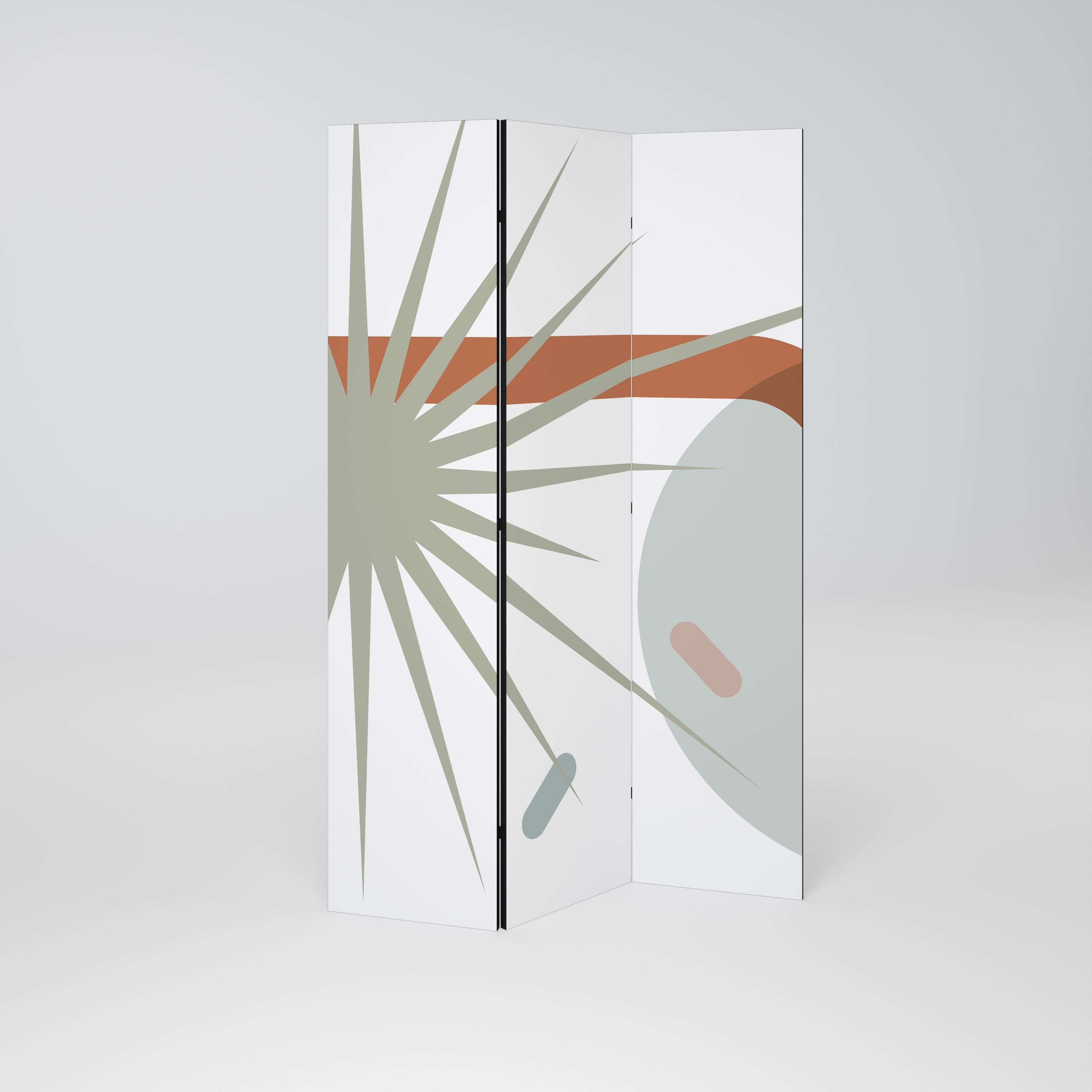 SHAPESHIFT FUSION Biombo Decorativo de 3 Painéis