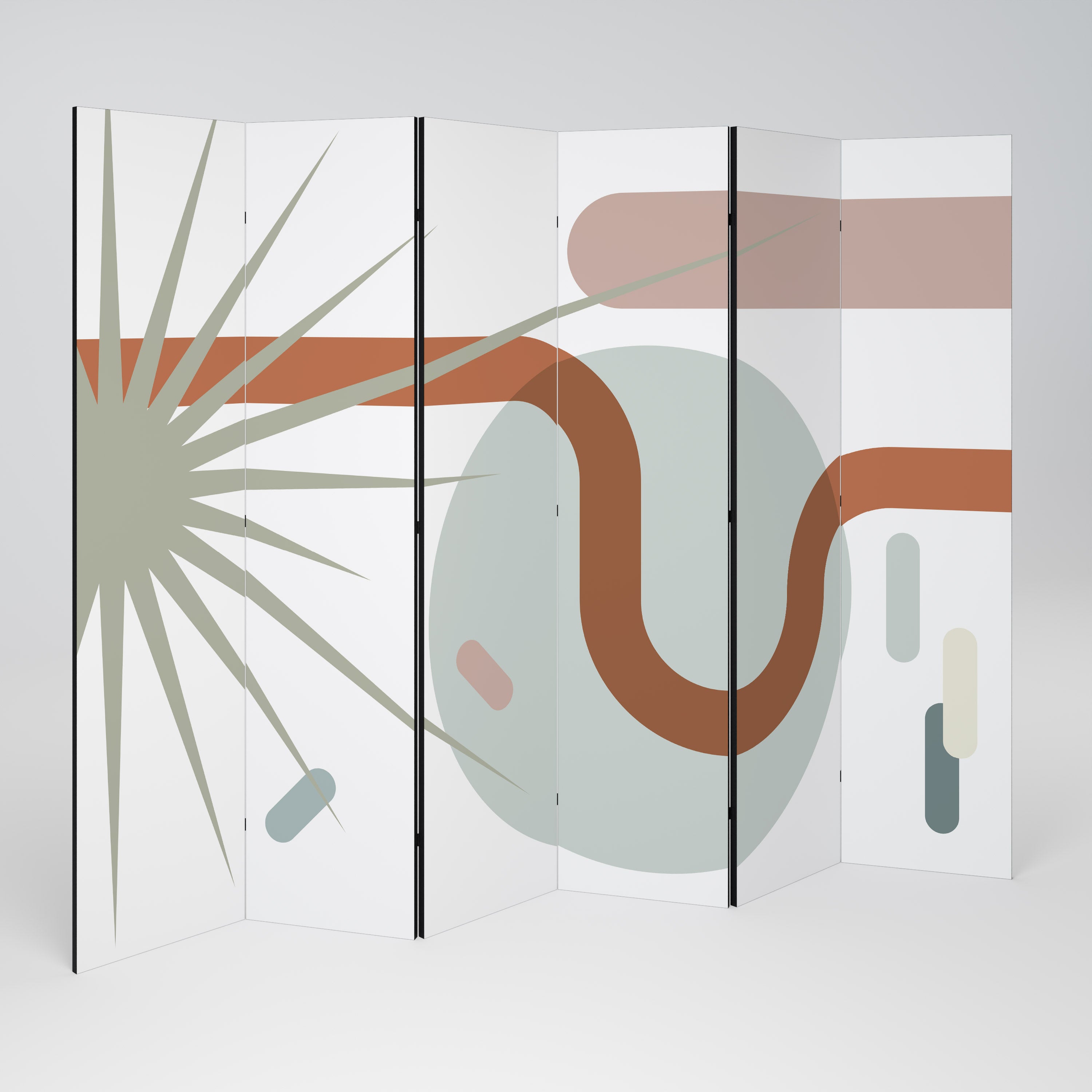 SHAPESHIFT FUSION Biombo Decorativo de 6 Painéis