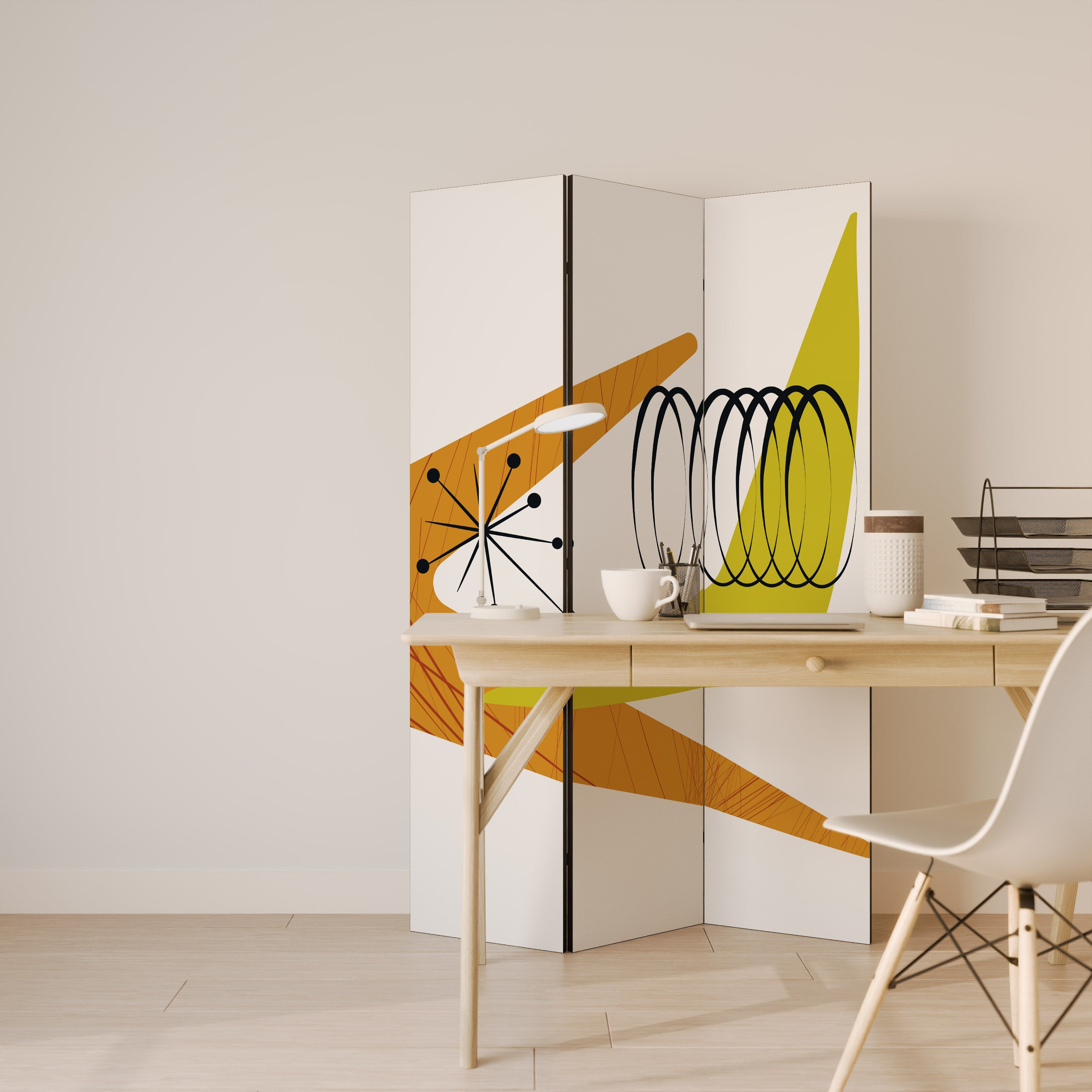 MAGNETIC HIT Biombo de 3 Painéis