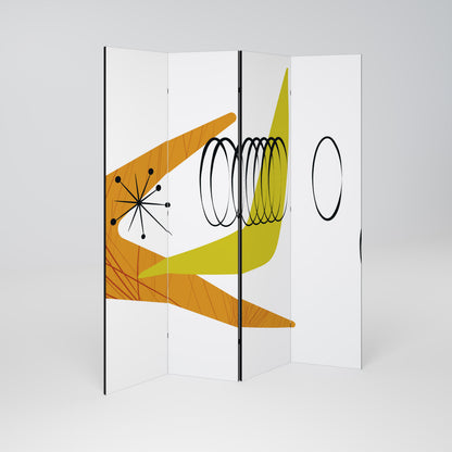 MAGNETIC HIT 4-Panel Room Divider