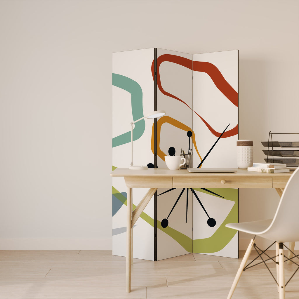 INTO THE RIM Biombo Decorativo de 3 Painéis