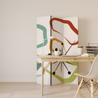 INTO THE RIM Biombo Decorativo de 3 Painéis