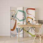 INTO THE RIM Biombo Decorativo de 4 Painéis