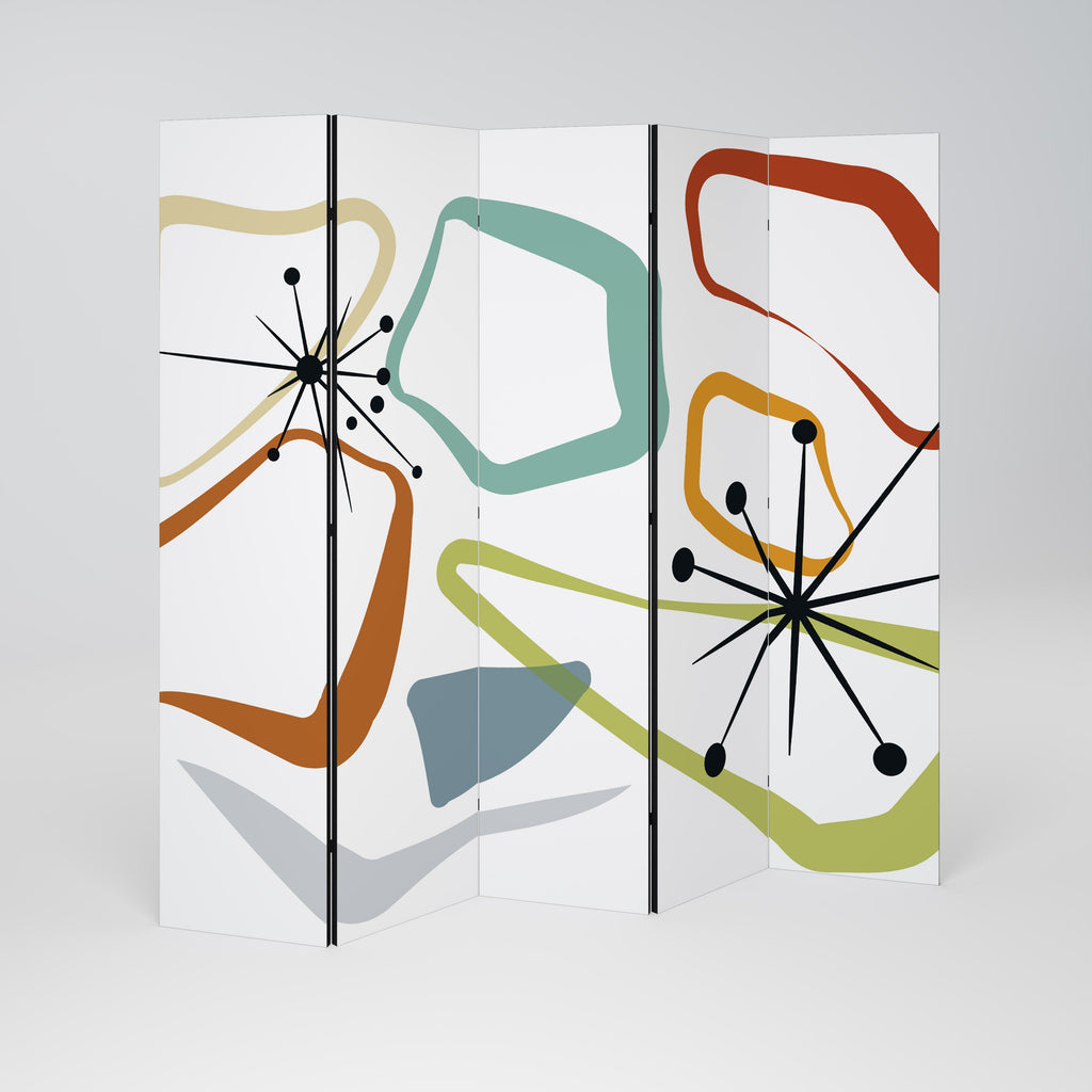 INTO THE RIM Biombo Decorativo de 5 Painéis