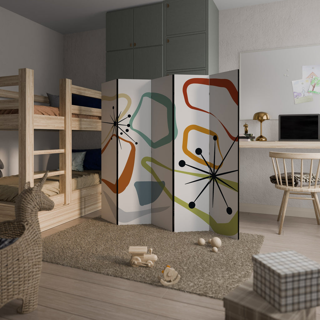 INTO THE RIM Biombo Decorativo de 5 Painéis