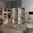 INTO THE RIM Biombo Decorativo de 5 Painéis