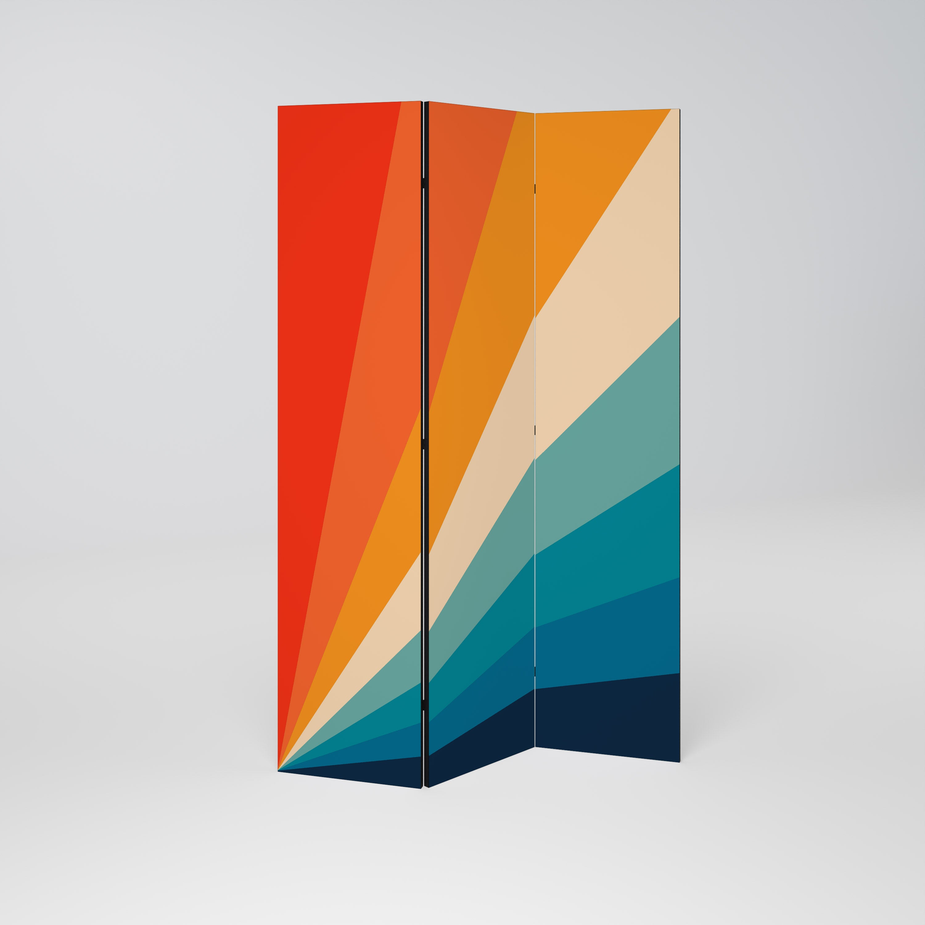 PRISM CONCUSSION Biombo de 3 Painéis