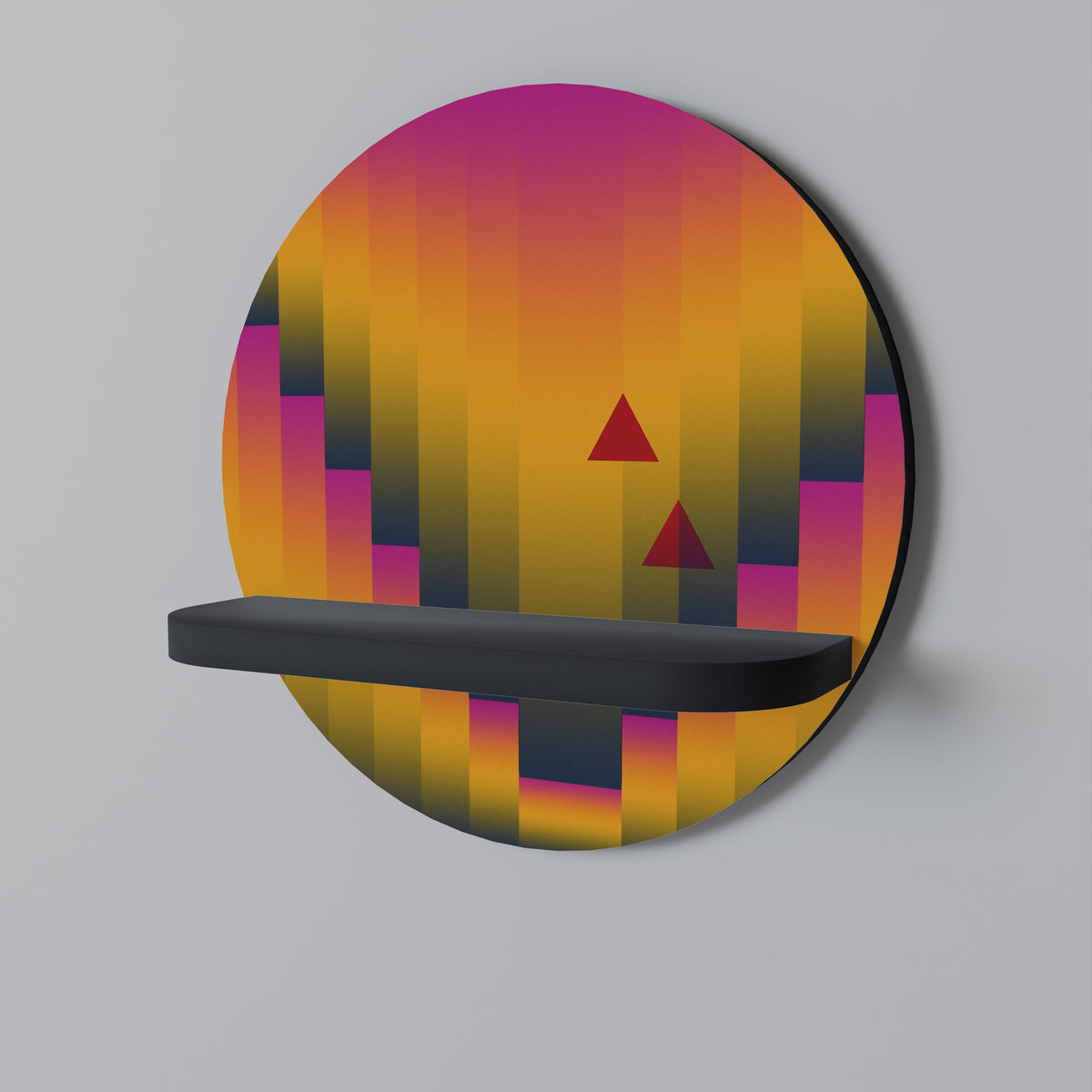 GOLDEN FADE Art Shelf