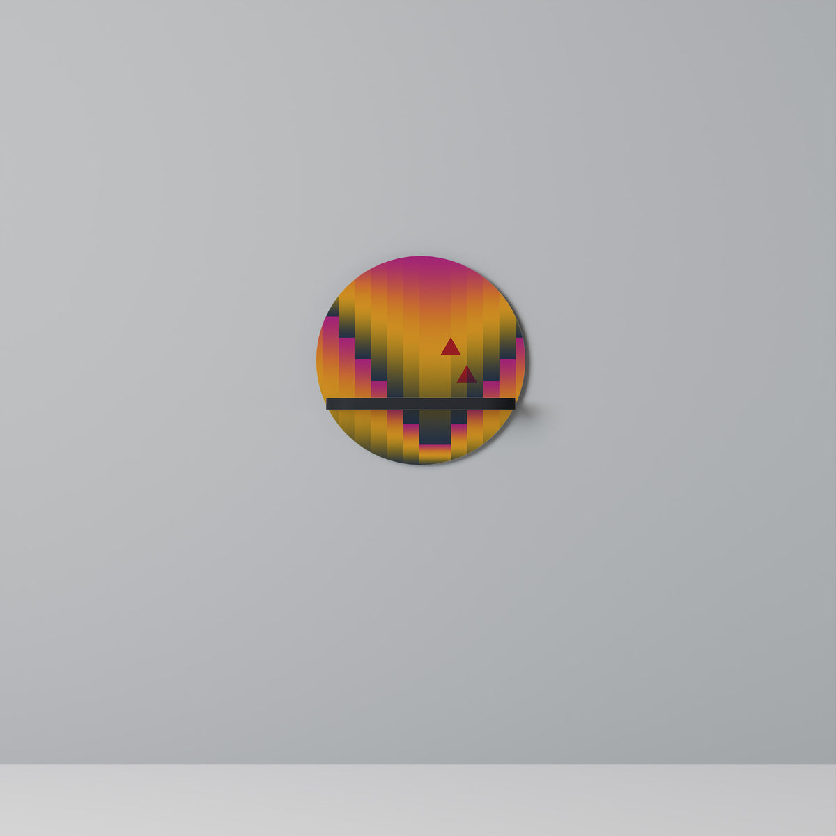 GOLDEN FADE Art Shelf