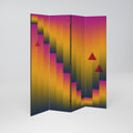 GOLDEN FADE 4-Panel Room Divider