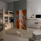 FLOATING BURN 3-Panel Room Divider