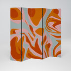 FLOATING BURN 5-Panel Room Divider