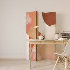 LEVITATING HOURS Biombo Decorativo de 3 Painéis