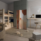 LEVITATING HOURS Biombo Decorativo de 3 Painéis