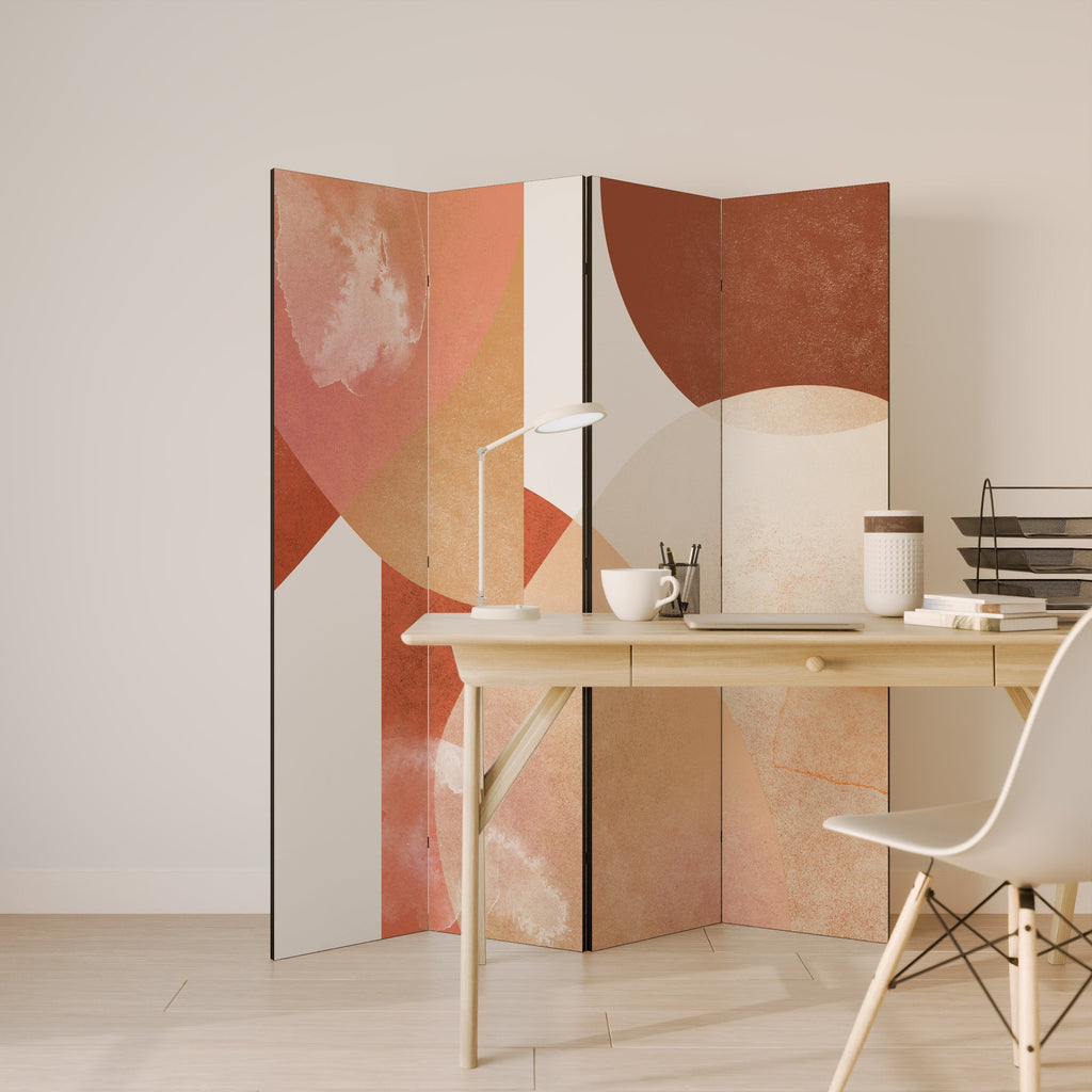 LEVITATING HOURS Decorative 4-Panel Room Divider