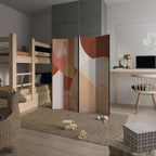 LEVITATING HOURS Decorative 4-Panel Room Divider