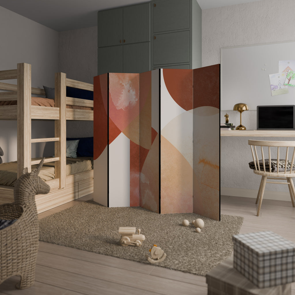 LEVITATING HOURS Biombo de 5 Painéis