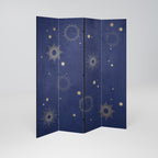 MIDNIGHT PATH Decorative 4-Panel Room Divider