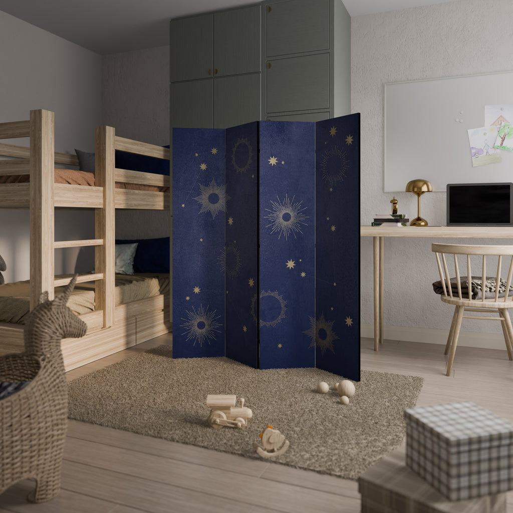MIDNIGHT PATH 4-Panel Room Divider
