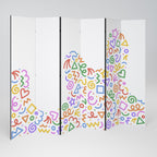 SHAPE EXCITEMENT 6-Panel Room Divider
