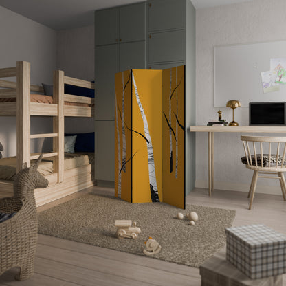 BIRCH ABSTRACT 3-Panel Room Divider