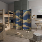 CLOUD RUFFLE Decorative 5-Panel Room Divider