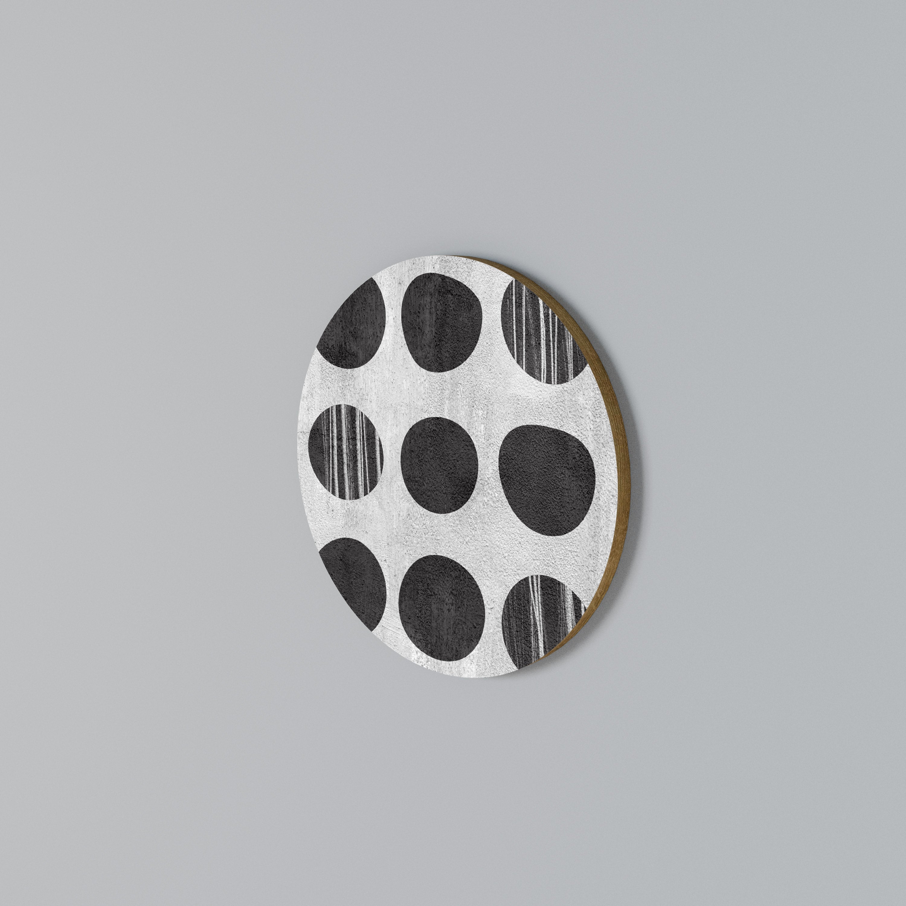 GHOSTLY GRADIENTS Arte de Parede Redonda