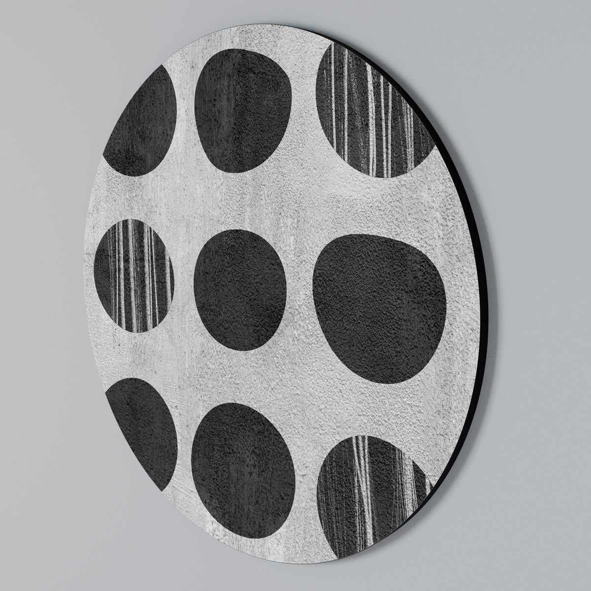GHOSTLY GRADIENTS Round Wall Art