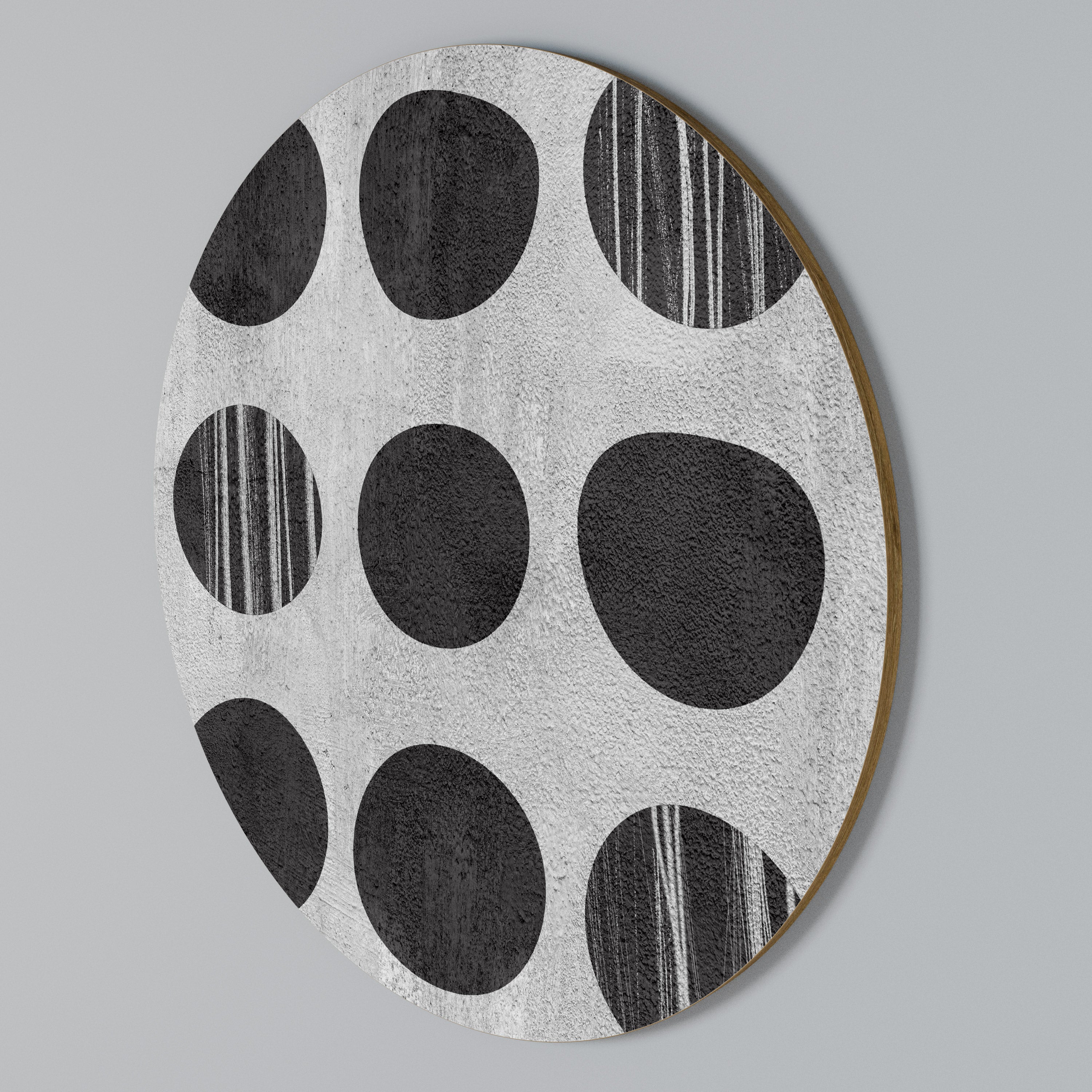 GHOSTLY GRADIENTS Arte de Parede Redonda