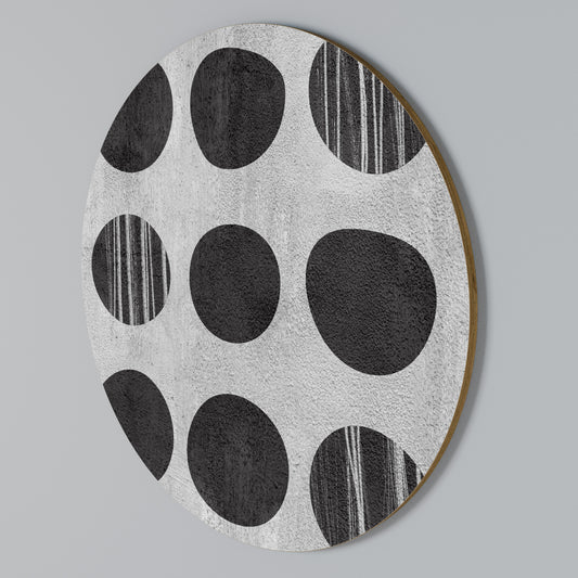 GHOSTLY GRADIENTS Round Wall Art