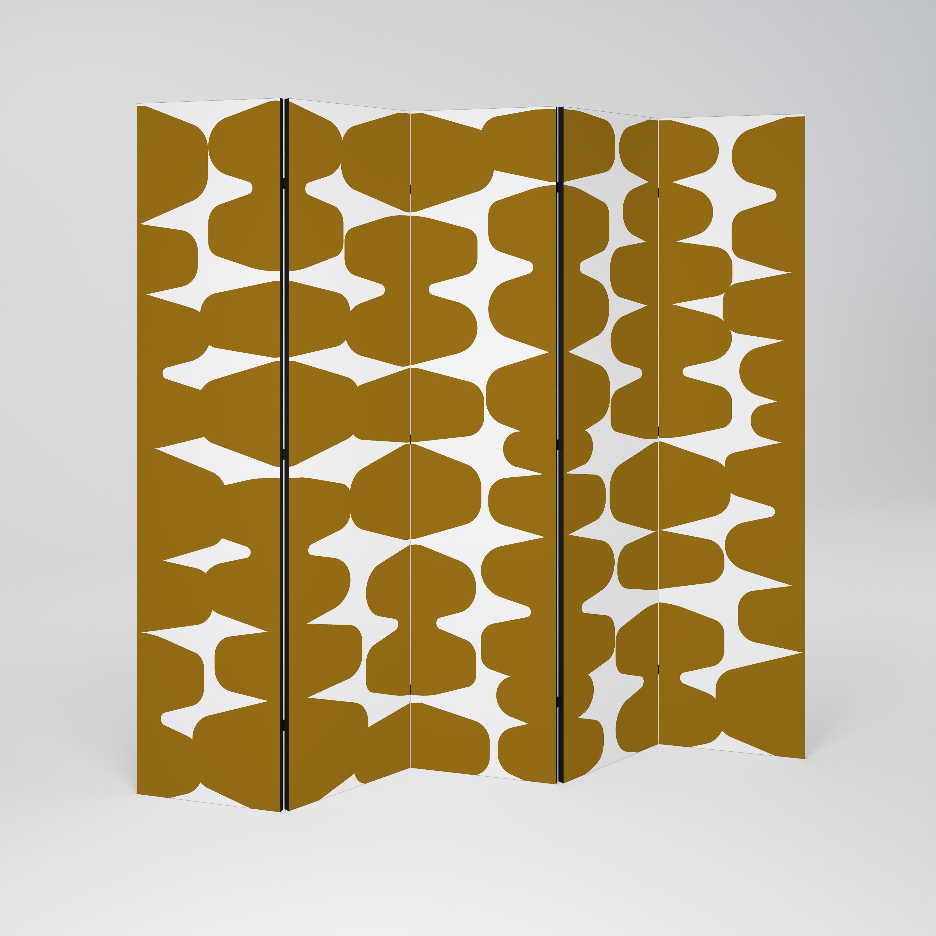 MOLTEN ECHOES Biombo Decorativo de 5 Painéis