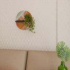 GRADIENT PICKS Prateleira Oval Decorativa em Acabamento Preto